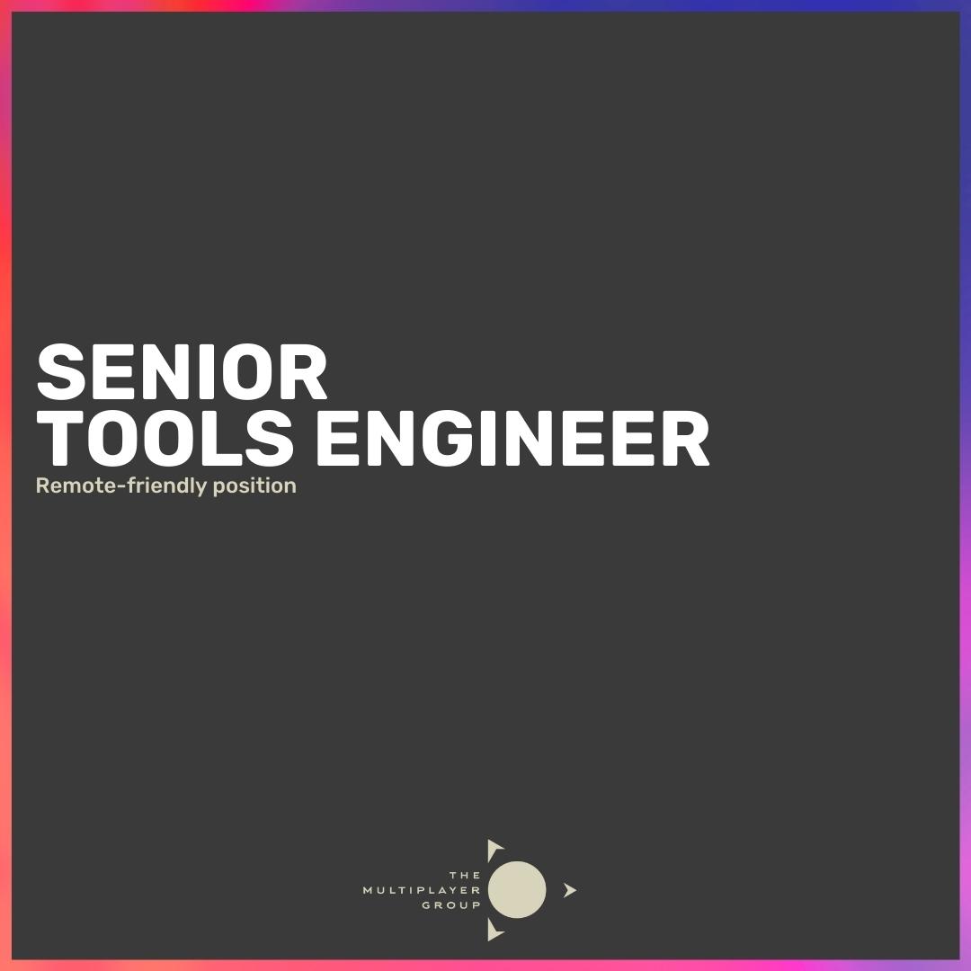 multiplayerdev's tweet photo. Do you know a great Senior Tools Engineer? Send them our way! #wearemultiplayer hiring #toolsengineer #gamedevs #remotefriendly https://t.co/LZY8OlEbMk https://t.co/KCvQ1FcMLn