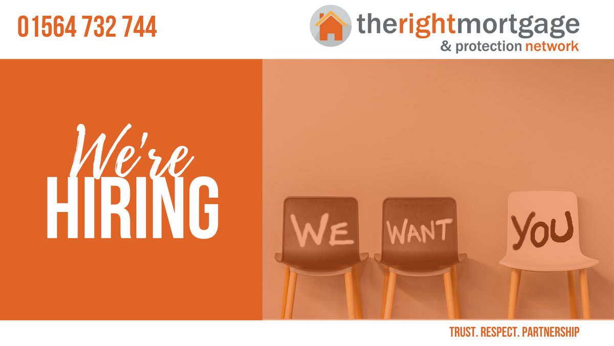 Our team is growing and we're looking for you!

Check out our latest vacancies now >> therightmortgage.co.uk/careers/

Or if you're looking for opportunities within one of our member firms, take a look at what's on offer here >> therightmortgage.co.uk/broker-vacanci…