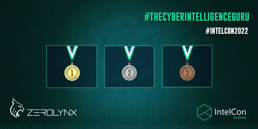 ¡Hoy a las 18:00 h (España) finaliza el CTF #TheCyberintelligenceGuru🚩de #Intelcon2022! Aprovechad las últimas horas para lograr entrar en nuestro Hall of Fame y recordad enviar los write-ups a ctf-intelcon@ginseg.com🥇🥈🥉 ctf-intelcon.ginseg.com ¡#GoGoGo! @gInsegSeg