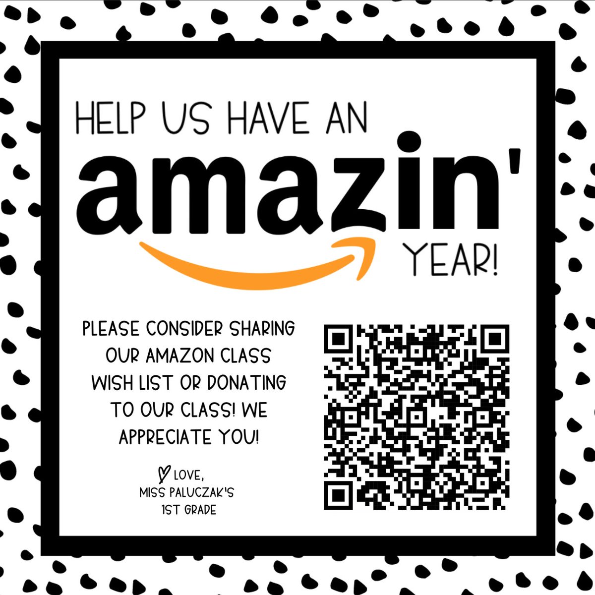 If you want to help create the most magical year for some first grade students, look no further! Check out our <a href="/amazon/">Amazon</a> Class Wish List and consider sharing it with your friends/family or donating if you’re able! 💛 We appreciate the support! 🫶🏼 amazon.com/hz/wishlist/ls…