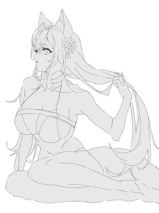 wip...肌色多すぎるのではと心配している 
