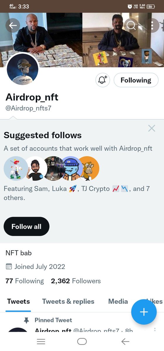 Jarvis46312110's tweet photo. @Airdrop_nfts7 Done sir https://t.co/NgpwXdckIW