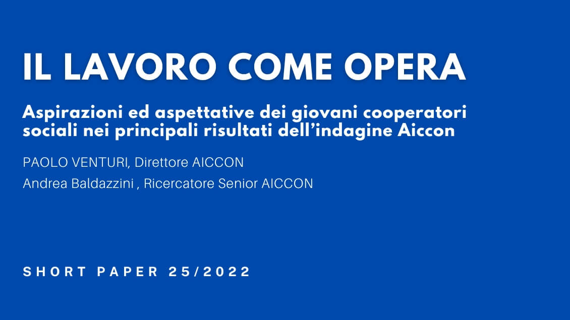 AICCONnonprofit's tweet image. 📢In un momento di profondi cambiamenti all’interno dell’attuale mondo del lavoro e di trasformazioni nell’universo della #coopsociale, AICCON ha voluto indagare il rapporto tra i giovani #cooperatori sociali #under35 e il #lavoro.
SCARICA LO SHORT PAPER ▶️bit.ly/3OrR82g