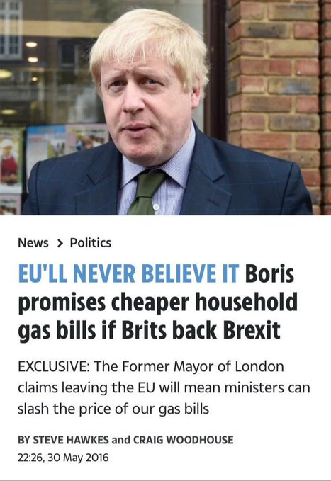 Everyone is enjoying their cheaper gas bills, right?