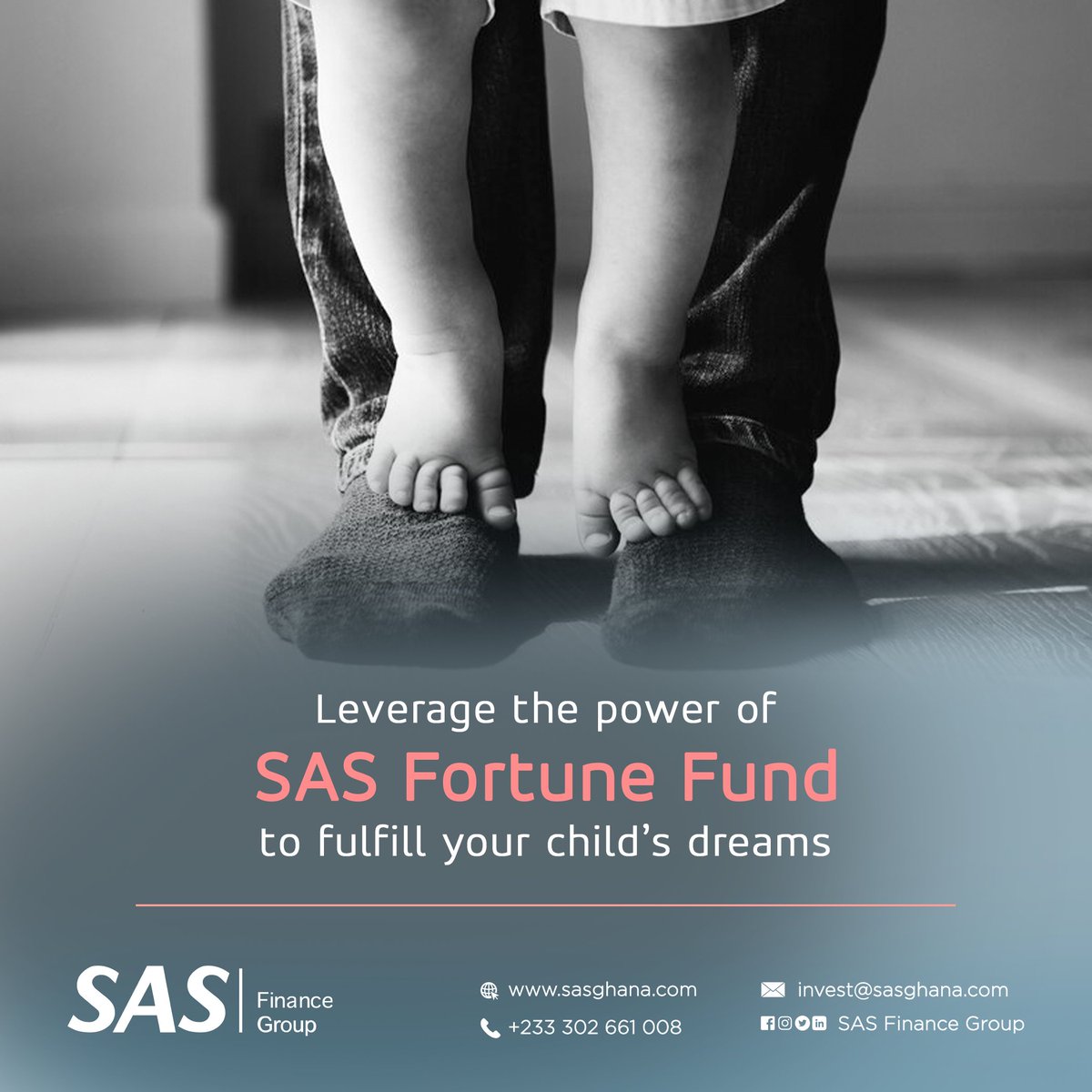 SASInvestments's tweet photo. Your child deserves a better tomorrow. Invest in SAS Fortune Fund today to help achieve that.
#investment #investwithSAS https://t.co/GRR1q9Y4J9