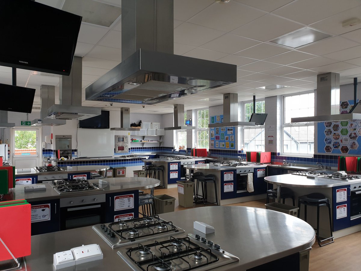Little bit of summer holiday work to get our cookery room up and running ready to finally get food on our curriculum in September! @CGGSNews