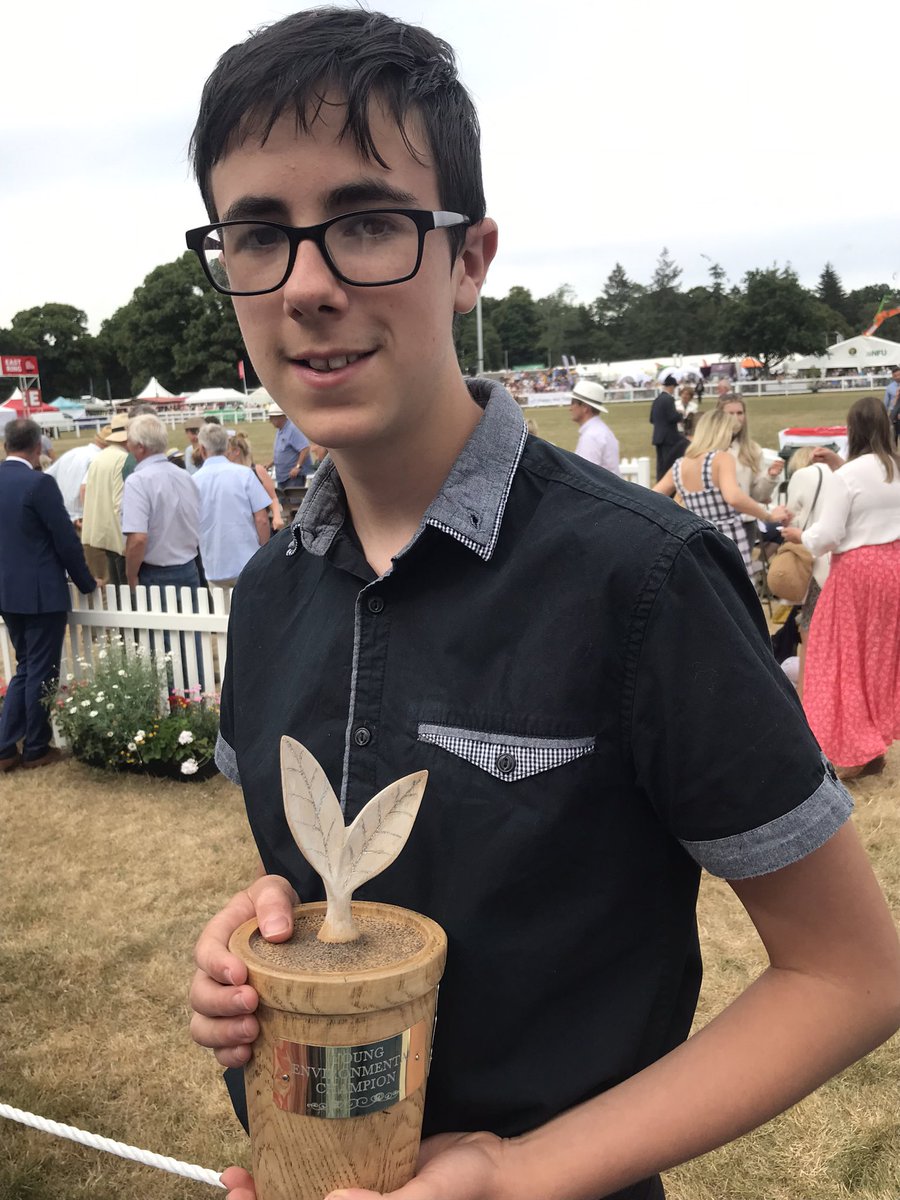 Super proud of my son - following his appearance on @BBCCountryfile and article in Wildlife Trust mag @HIWWT he’s was awarded Young Environmentalist of the Year for New Forest @NewForestNPA Thank you to @HIWWTMarine @Bransgoreschool and @HighcliffeSch for supporting his passion