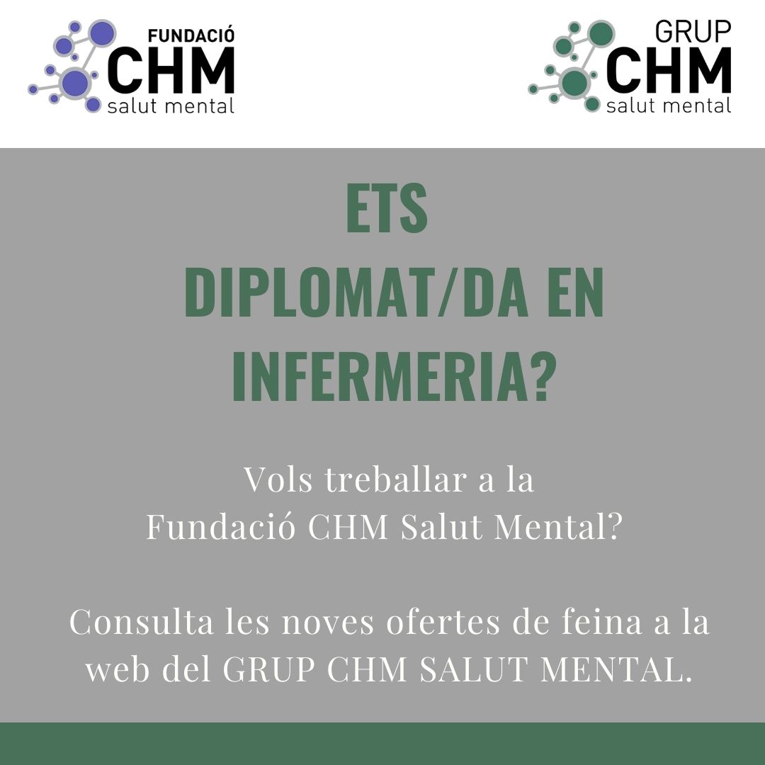 GrupCHMSM's tweet photo. Ets Diplomat/Diplomada en Infermeria i vols treballar a la nostra Llar-Residència?

Consulta les noves ofertes de feina a la web del #GrupCHMsm

👉https://t.co/3IzS0SsSHW https://t.co/3KWXW2zTIq