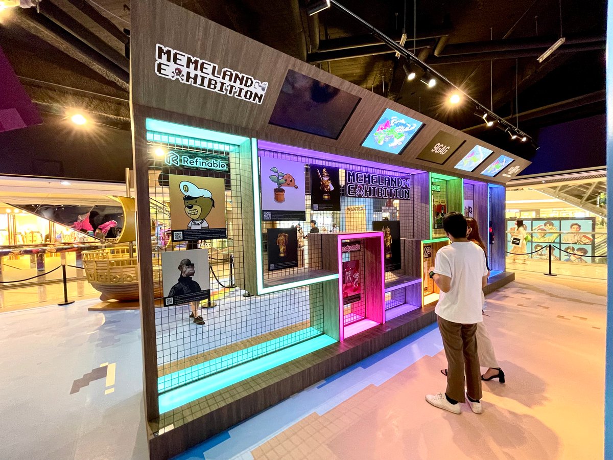 Refinable (@refinableapp) on Twitter photo We're in #hktimessquare for <a href="/9GAG/">9GAG โค๏ธ Memeland</a> #MemelandExhibition!
Drop by to say hi to Captain Finn ๐and check out the hot NFTs from <a href="/inBetweenersNFT/">inBetweeners ๐งธ</a>, <a href="/HAPEsocial/">I Iapeยฎ</a>, and <a href="/MonkeyKingdom/">Monkey Kingdom ๐๐</a>! Don't forget to scan QR code for exclusive NFT giveaways!!
#Refinable #memeland #9gag #NFTgiveaway We're in #hktimessquare for <a href="/9GAG/">9GAG โค๏ธ Memeland</a> #MemelandExhibition!
Drop by to say hi to Captain Finn ๐and check out the hot NFTs from <a href="/inBetweenersNFT/">inBetweeners ๐งธ</a>, <a href="/HAPEsocial/">I Iapeยฎ</a>, and <a href="/MonkeyKingdom/">Monkey Kingdom ๐๐</a>! Don't forget to scan QR code for exclusive NFT giveaways!!
#Refinable #memeland #9gag #NFTgiveaway