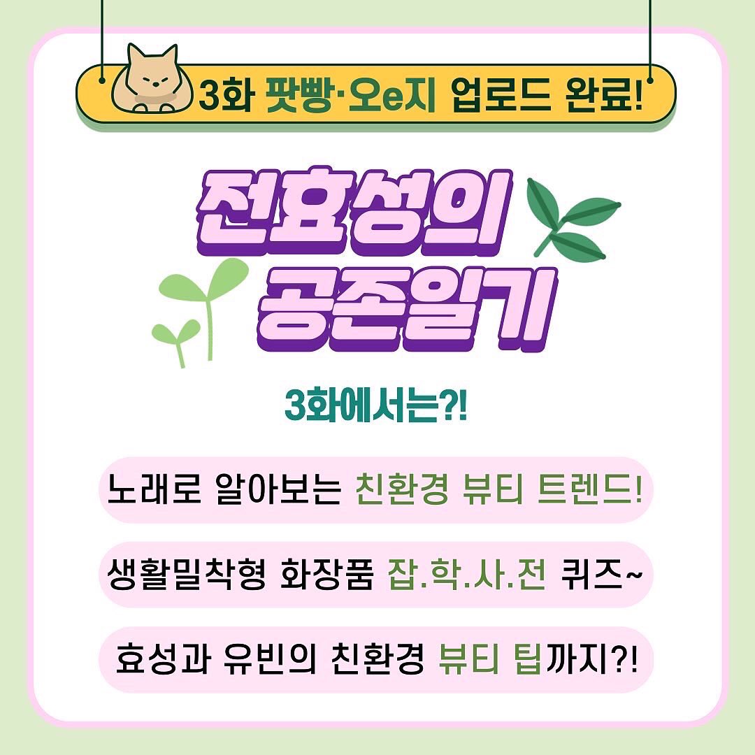 전효성의 공존일기 tweet media
