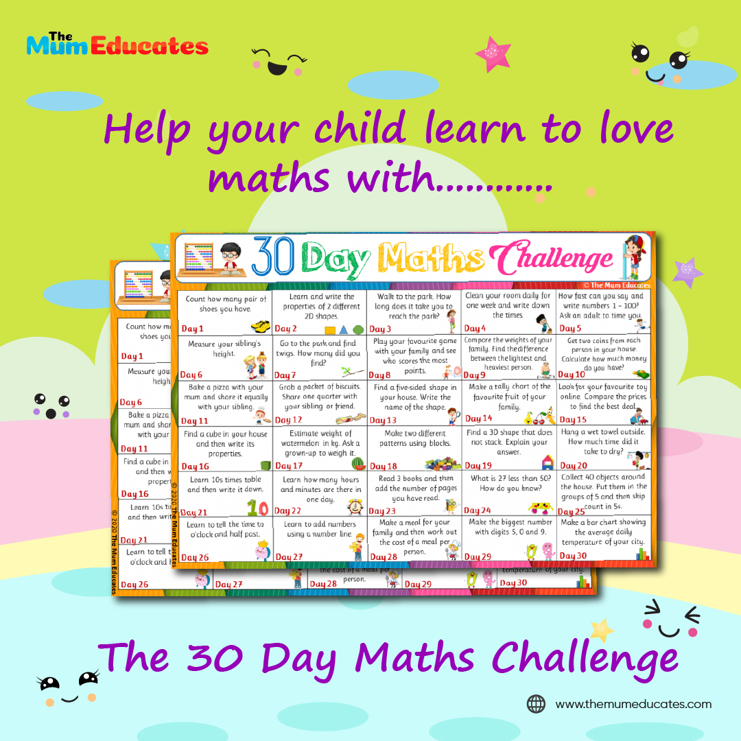 TMEducates's tweet photo. Make the most out of these summer holidays by helping children build key maths skills with this fun and colourful 30-day kids maths challenge.

https://t.co/4rulfKiNP4

#mathfun #Mathnasium #MathematicsChallenge #mathematics #math #themumeducates https://t.co/s0UUsK64r3