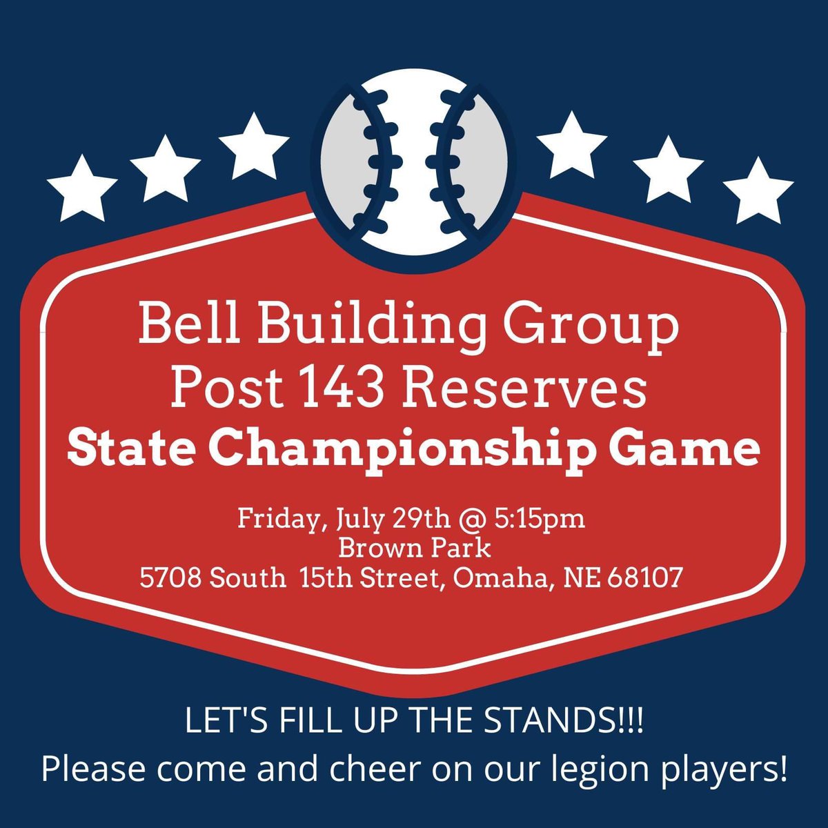 🚨⚾️ Gameday ⚾️🚨

🆚 Omaha South
📍 Omaha, NE
🏟 Brown Park
⏰ 5:15pm