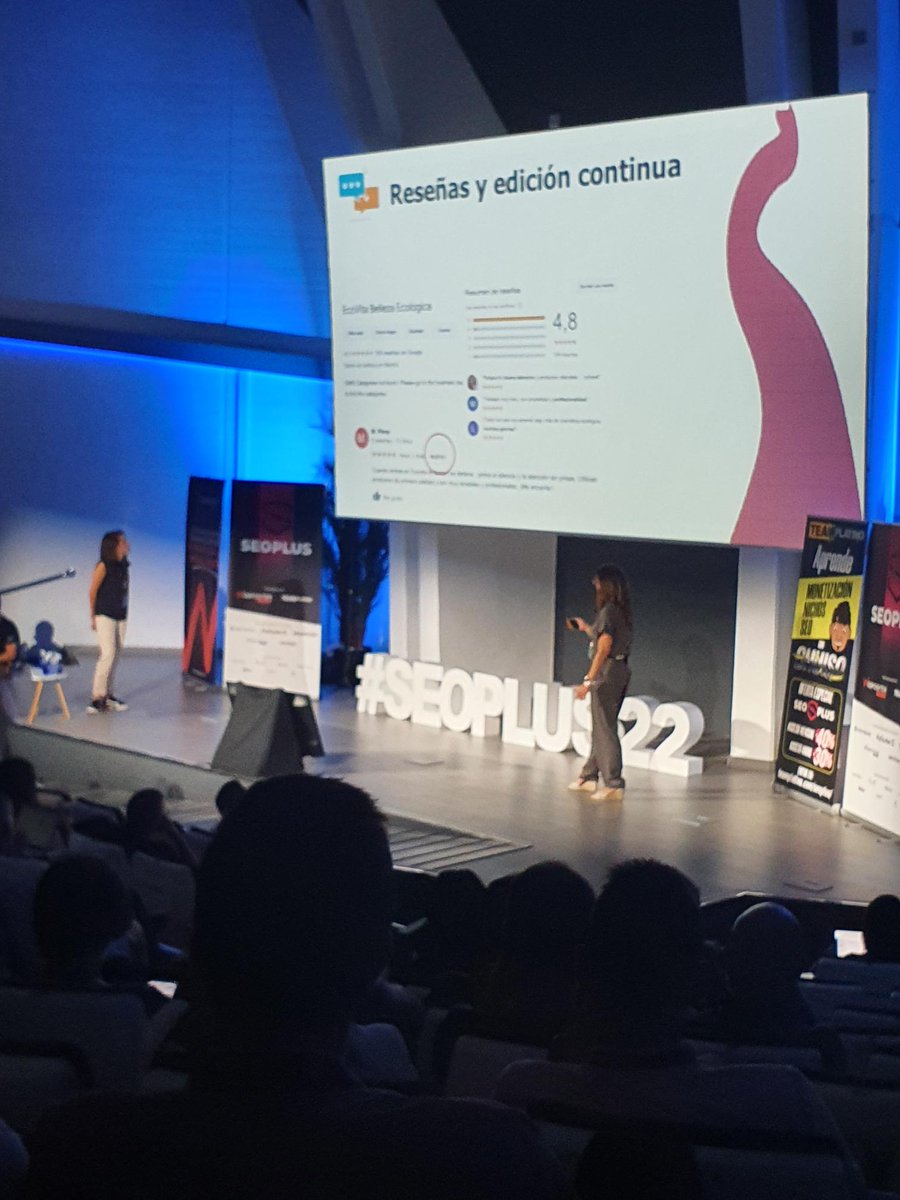 Continuamos la jornada con <a href="/soylauraalfonso/">Laura Alfonso</a> y <a href="/Vickysinmas/">Victoria Miranda</a> en <a href="/Seoplustv/">Seoplus</a> #SEOPLUS22