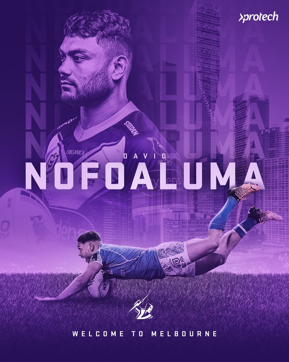 storm's tweet photo. Melbourne Storm sign David Nofoluma for the remainder of the 2022 season ⚡️
Read more: https://t.co/R6dujfTejM https://t.co/irTFZIV0IY