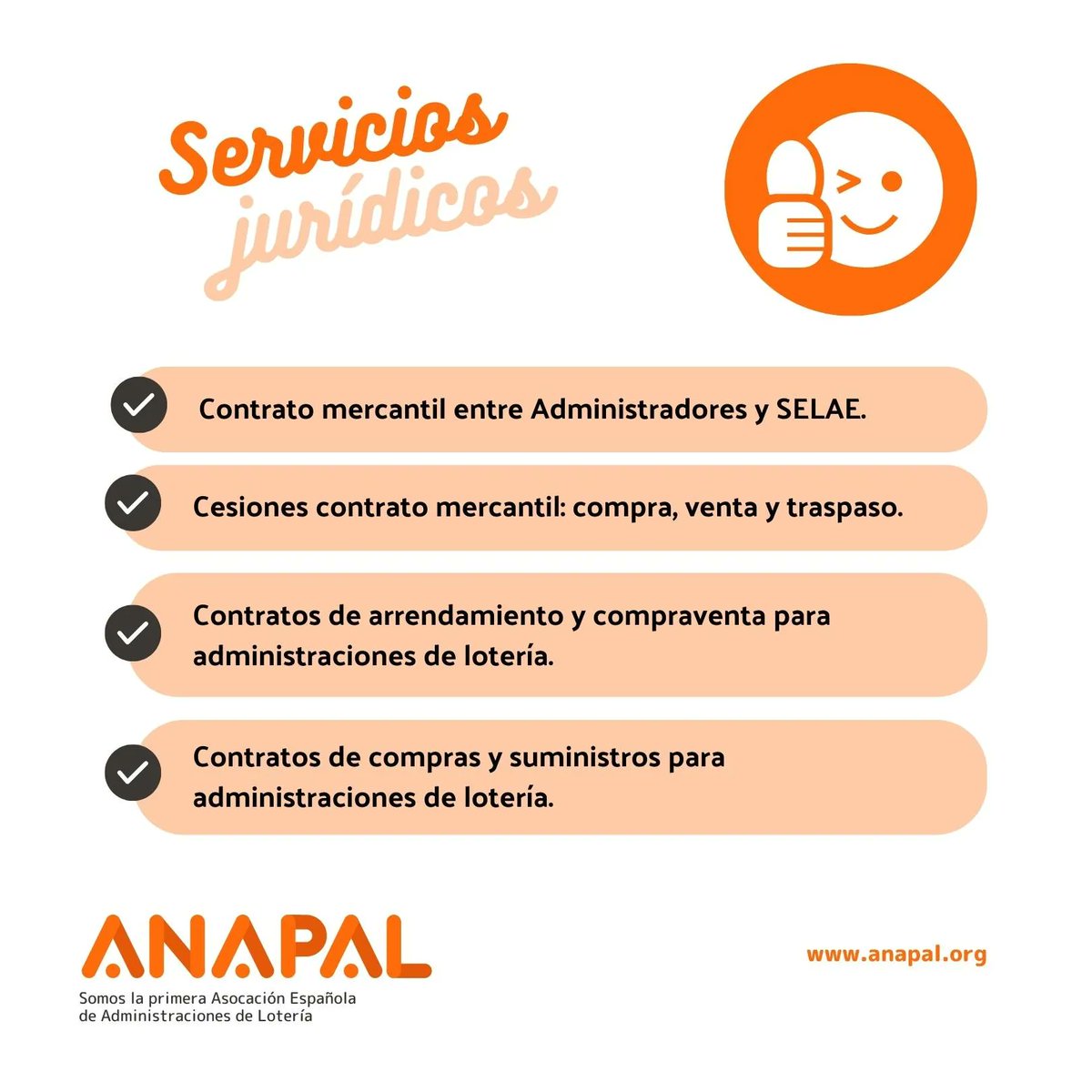 loterias_anapal's tweet photo. Convertirse en socio de #Anapal tiene muchas ventajas 👉 súmate y accede a asesoramiento jurídico, soporte informático, descuentos en servicios adicionales para tu administración... y mucho ➕ ¡Descúbrelo por ti mismo!

🟠 https://t.co/0sV9BmRq5V ¡Juntos somos más fuertes! https://t.co/wv66Uum0Pg