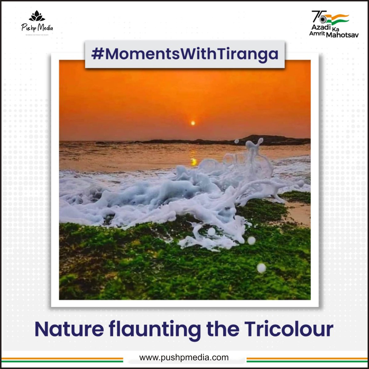 Pushp_Media's tweet photo. Our Pride, Our Tiranga! 🇮🇳 
#AmritMahotsav #MomentsWithTiranga #HarGharTiranga #PushhpMedia https://t.co/kS7sOuLSrC
