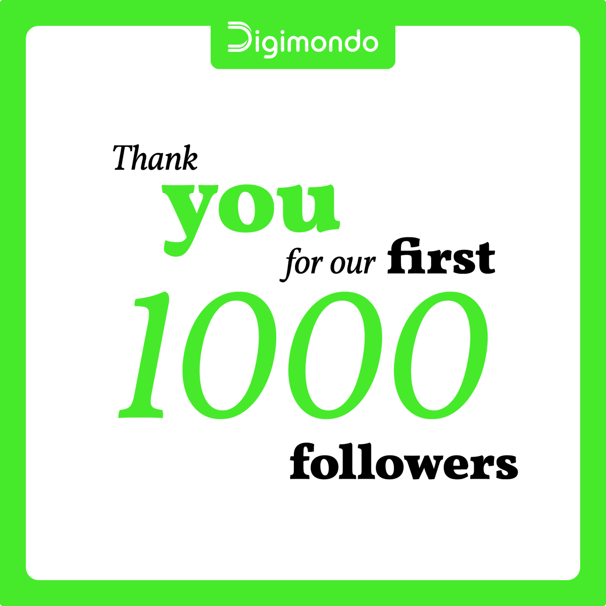 digimondogmbh's tweet image. 1K: Wir sagen DANKE und freuen uns über 1.000 Follower auf unseren Social Media Kanälen. Wir sind happy, dass Ihr hier gespannt auf unsere News, #IoT-Produkte und digitalen Innovationen schaut. Dranbleiben lohnt sich auf jeden Fall.
#EnjoyYourbusiness #DigitalTwin #1000follower