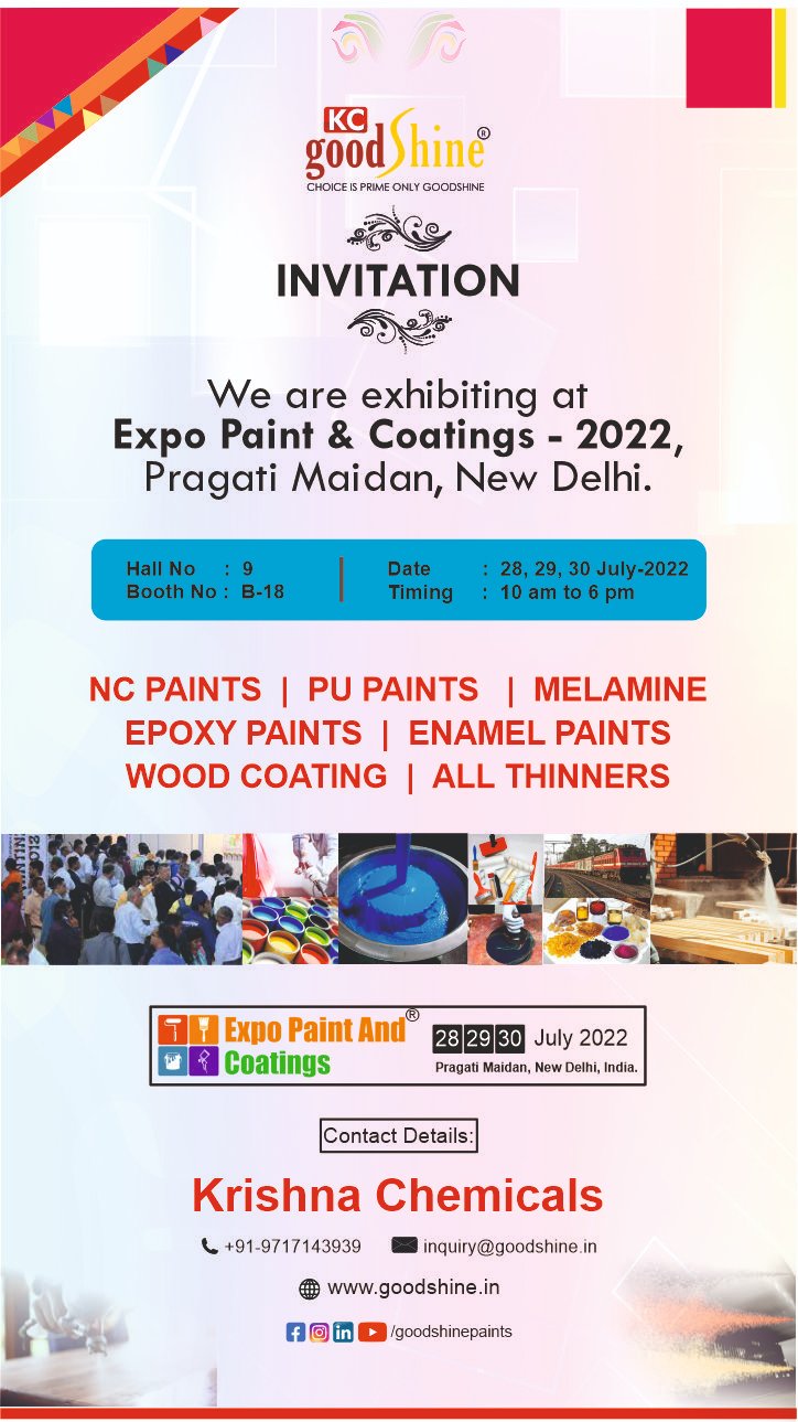 Good Shine on Twitter "We are exhibiting at Expo Paint & Coating