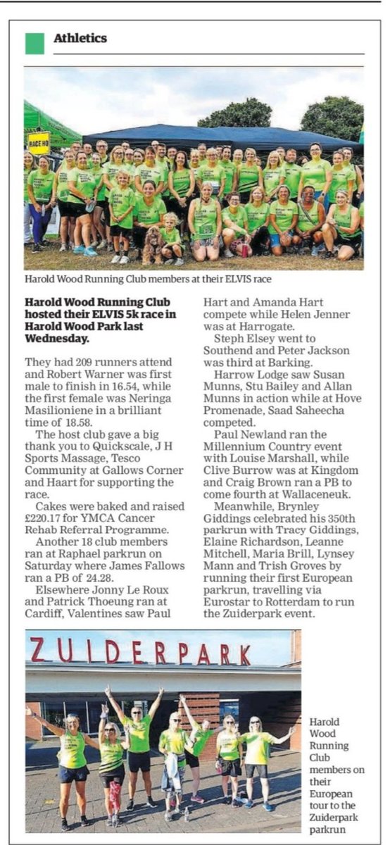 Today's <a href="/RomfordRecorder/">Romford Recorder</a> 💚