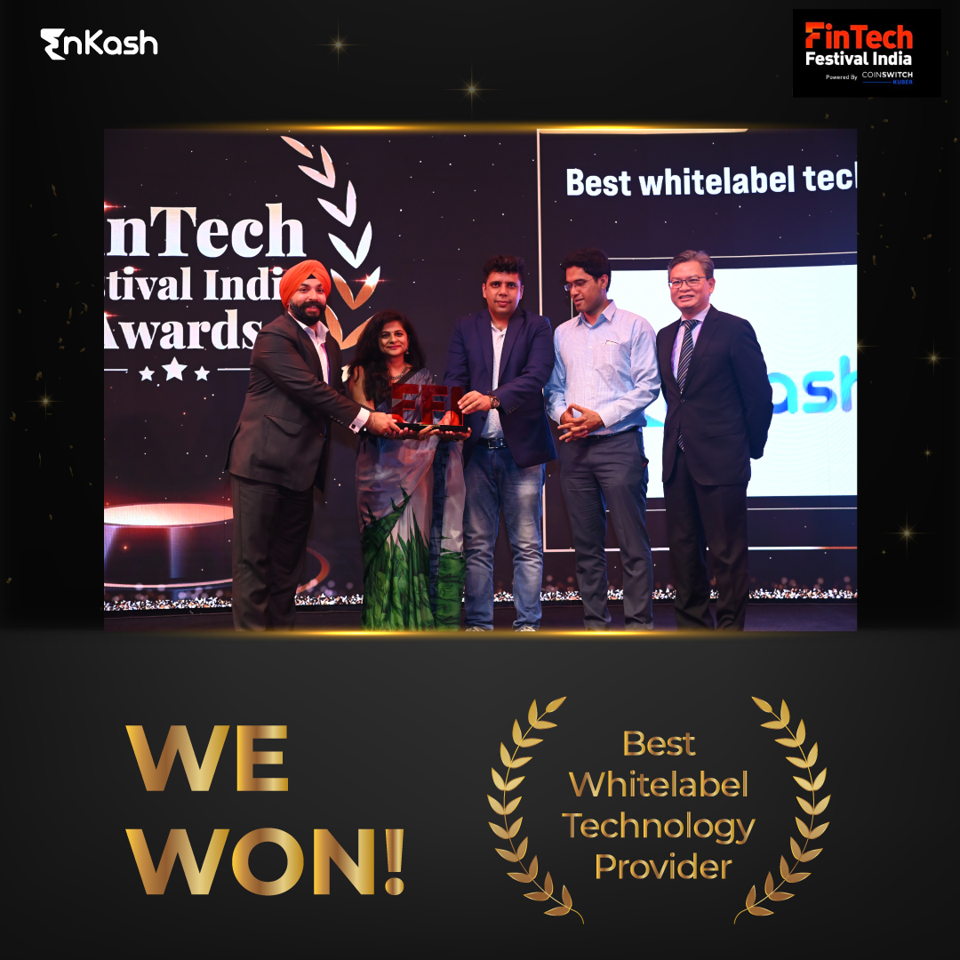 EnKashBusiness's tweet photo. We are delighted to announce that #CardX has been awarded ‘Best Whitelabel Technology Provider’ at @ffi_fintechfest organized by Constellar. 
This recognition is a tribute to the efforts of the entire #EnKash team. Keep it up team!
@h_vishnoi @bindal_naveen @ystyagi https://t.co/cJqL5GqM6L