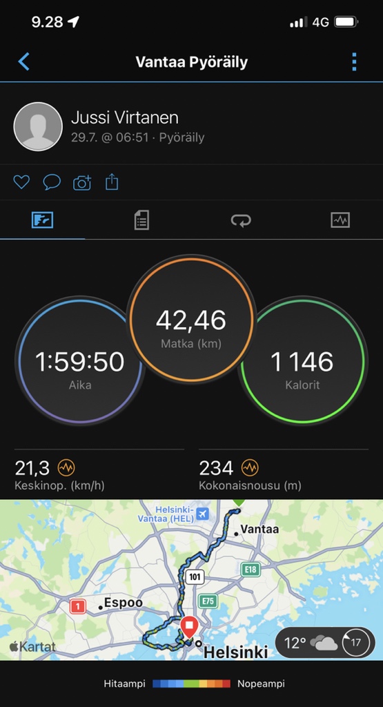 juzzuf's tweet image. Tänään mentiin #KotooTöihin kiertotien kautta. #työmatkapyöräily #pyöräily #FocusBikes