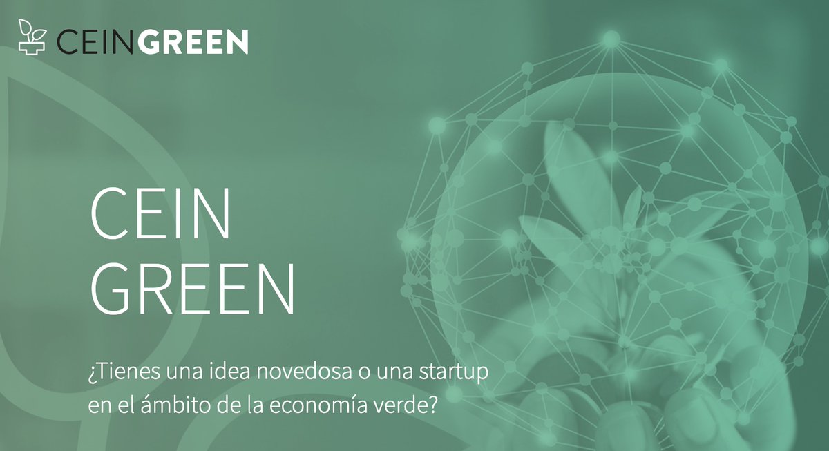 💚​ Porque creemos en ello, porque lo necesitamos 🌍​, porque queremos apoyaros para lograrlo 🌱
🚀​ Hemos lanzado la 1ª convocatoria de la #AceleradoraGreen en el ámbito de la #sostenibilidad, la economía verde y circular - y del programa #GreenScaleUp 🎯
cein.es/abiertas-las-c…