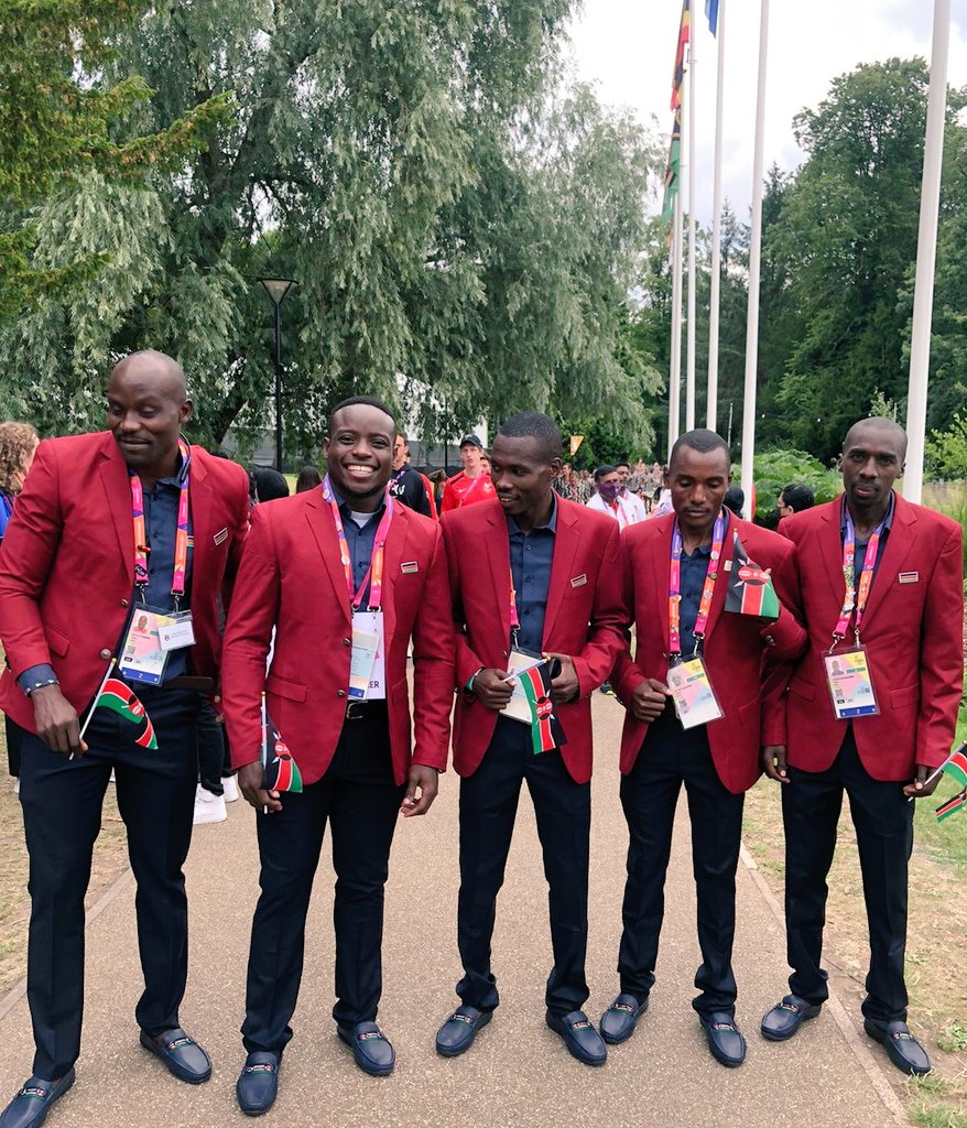 The Champs were all set for the Opening Ceremony. This has gone down colorfully. Now it is that time to do what Kenyans know best..display of sporting excellence. 
All the best Team Kenya. 
#InspiringTheNation 
@OlympicsKe 
@birminghamcg22