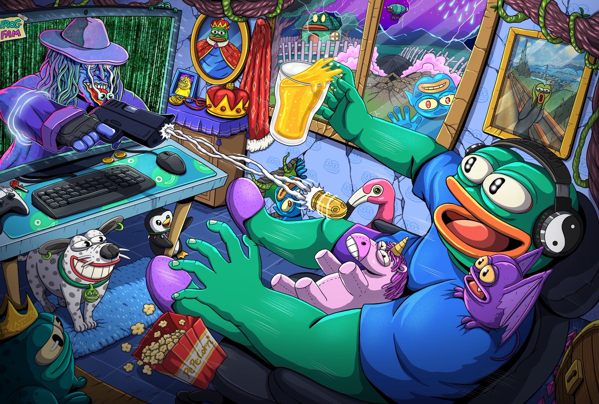 AMAZING TIME🐸

 #NFTartists #NFTCommunity #FrogFam #NFTs #NFTdrops #NFT #pepe