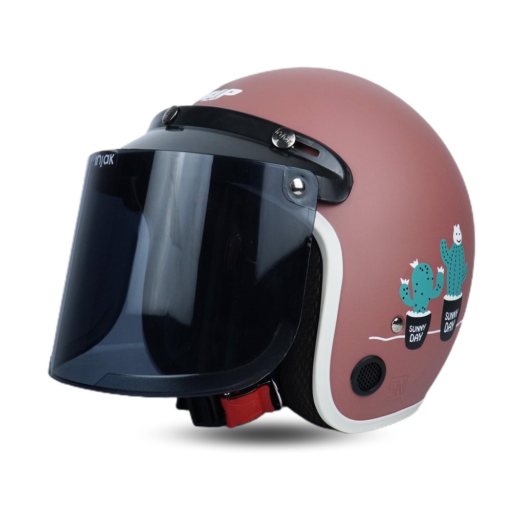 StoreTiza's tweet image. Helm Bogo Retro Dewasa SNI Wanita Motif Kaktus Aesthetic🤩
Warna &amp;amp; desainnya pada lucu banget sih 😭
Kalian harus punya nih sebelum kena surat cinta dari pak polisi
Beli disini : shope.ee/8epYGm8bJI

#helm #racunshopee #shopeeaffilite #zonajajan