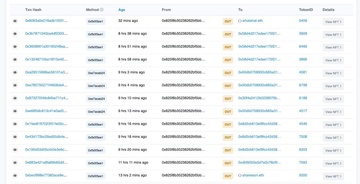 Summer1_web3's tweet image. 同一个地址疯狂的出货，这就是我被迫做收藏家的罪魁祸首！
#Souldrop  #NFTs