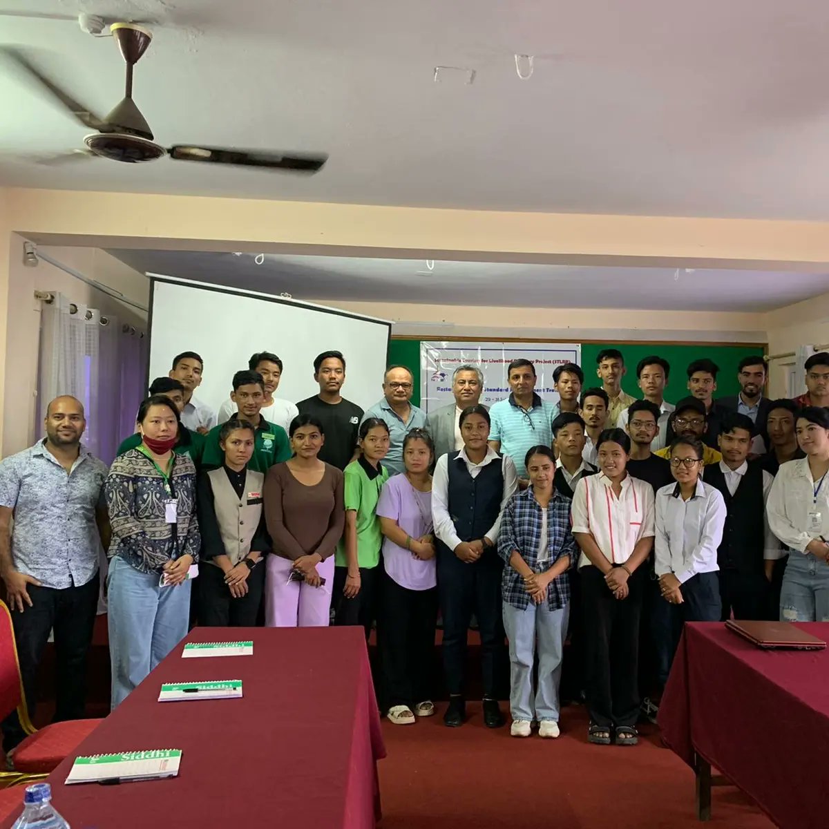 STLRPNepal's tweet photo. Restaurant and Bar Standard Management Training has started in Hetauda today. A total of 30 local hotel bar tenders and workers of are participating in this program. 
#Bar #bartender #training #HAN #NTB #UNDP #nepaltourism @nepaltourismb #GESI #Tourism @UNDPNepal #NepalisOpen https://t.co/SmUIWD0quo
