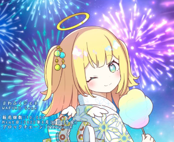 #わふくジェネ
#ファンアート 

本家の１０年後をイメージして3D化したものが左側のものになります！！！
 
右： 本家
左：ファンアート