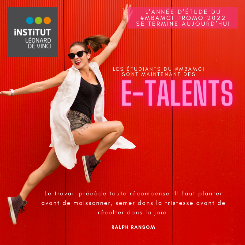 Après des mois d'apprentissage, les étudiants du #MBAMCI terminent leur apprentissage par un #Hackathon qui met en valeur les compétences acquises dans ce parcours de formation à l'E-commerce, au marketing et a la communication digitale #E_talent  @ILV_Formations