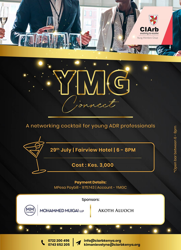 _MMChambers's tweet photo. EVENT| We are delighted to partner @CIArb who have organized “The YMG Connect”. We look forward to engage with interested young ADR professionals & members of the Institute to exchange ideas & perspectives that will nurture an environment for growth.#MMChambers #MMLLP #CIArb https://t.co/SFHLYFHH7O