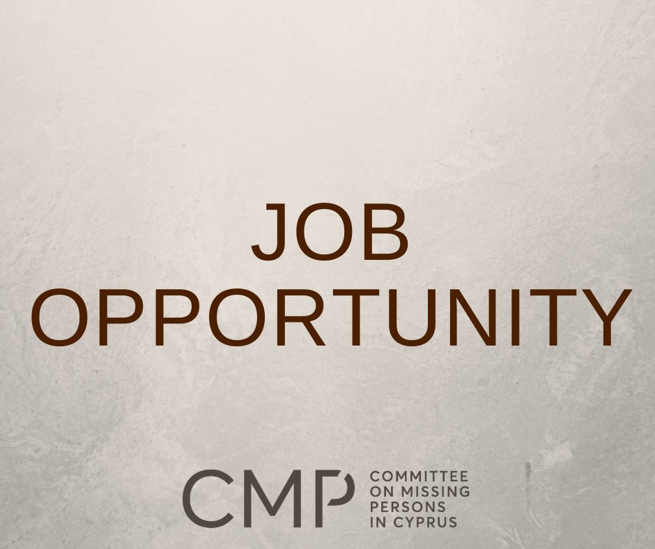 CMP is looking for an Administrative Staff. For more information visit: facebook.com/CommitteeOnMis…