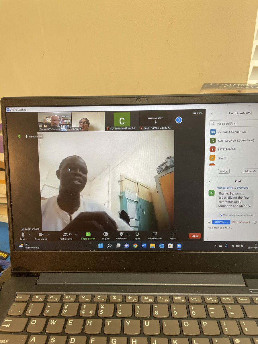 COREAM_ie's tweet photo. Fr. Simeon Chabi from the #Redemptorist Vice-Province of West Africa, who is a canon lawyer presents the updated #Coream Statutes to the #Coream 2022 Assembly. @OLPHKC @Scalanews1 @ClonardMBelfast @bread4today @RedemptoristN @CardinalJWTobin @Redemptoristsau @RedentoristasES https://t.co/rksbFJYuVy
