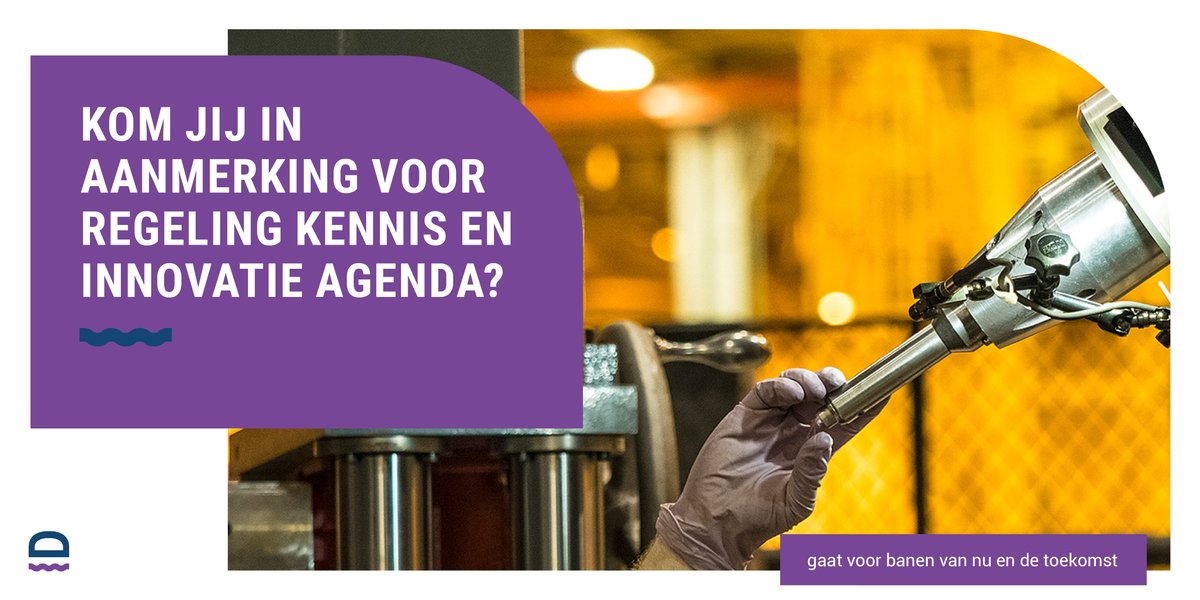 Onderzoek of ontwikkel jij als ondernemer innovatieve circulaire producten, processen of diensten? Dan kan je mogelijk subsidie krijgen uit de regeling Kennis en Innovatie agenda – Circulaire Economie (KIA CE).

Meer info vind je hier:
rvo.nl/subsidies-fina…

#slimsamenvooruit