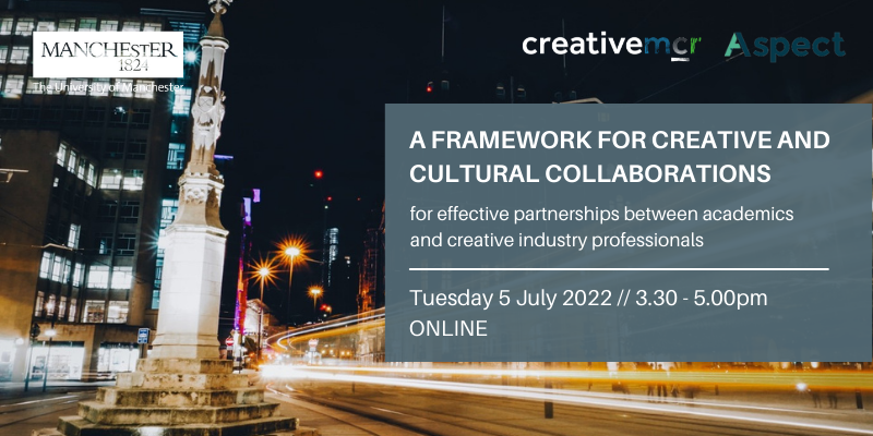 UoMCreativeMCR's tweet photo. #CreativeManchester &amp; @aspect_network hosted the collaborative online workshop, 'A Framework for Creative and Cultural Collaboration' 🖥️

Learn about creating effective partnerships between #academics and #creativeindustry professionals!

📺 Watch here: https://t.co/HFWmmJpllo https://t.co/n9kvc58aFE