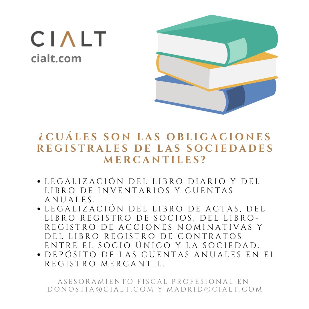 CIALT's tweet photo. ¿Conoces cuáles son las obligaciones registrales de las sociedades mercantiles?

▷ 943 31 18 66
▷ donostia@cialt.com
▷ madrid@cialt.com

#registro #consejos #obligaciones #empresas #pymes
#donostia #sansebastian #euskadi #gipuzkoa #paisvasco https://t.co/fbpDB1lQJN