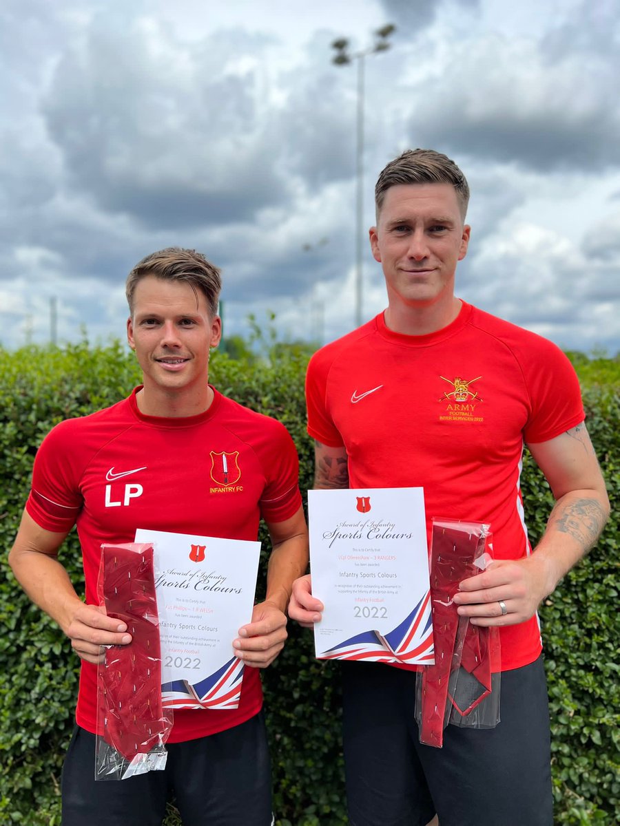 Two of our senior players received their Infantry colours this week. A fantastic achievement from two talented players and even better blokes. Congratulations 🟥⬛️