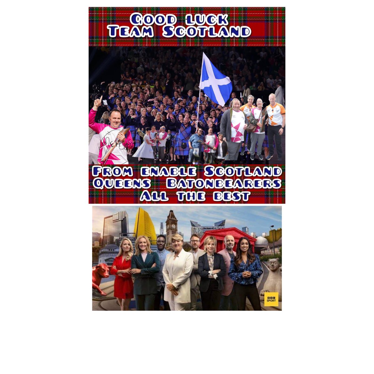davidallan2001's tweet photo. All amazing good luck for team Scotland two get lots of gold solver and bronze medals they come back up the road for Scotland from enable Scotland queens ￼￼ Batonbearer have amazing team at Commonwealth Games in ￼￼ Birmingham 
This was an-owner me Ivan and Peter dune it gold https://t.co/HWBlGLD7JJ