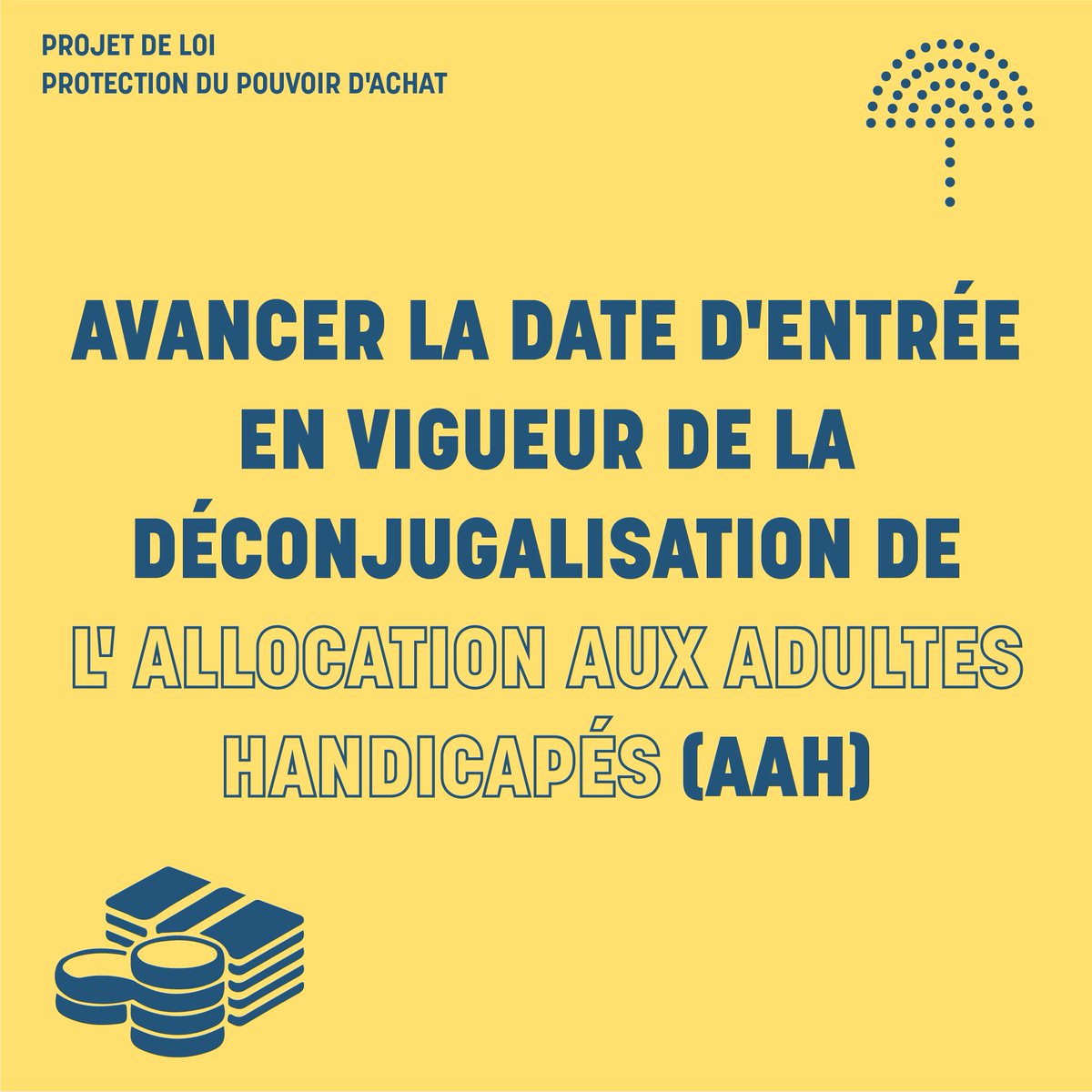 ecologistesenat's tweet photo. #PJLPouvoirdAchat 
La déconjugalisation de l’#AAH a enfin été votée après des années d’attente mais l’horizon octobre 2023 demeure, en effet, beaucoup trop lointain…
👉 Parce que les associations et les bénéficiaires ont assez attendu, il faut l’avancer AU PLUS TÔT ! https://t.co/1LeWY7S1EL