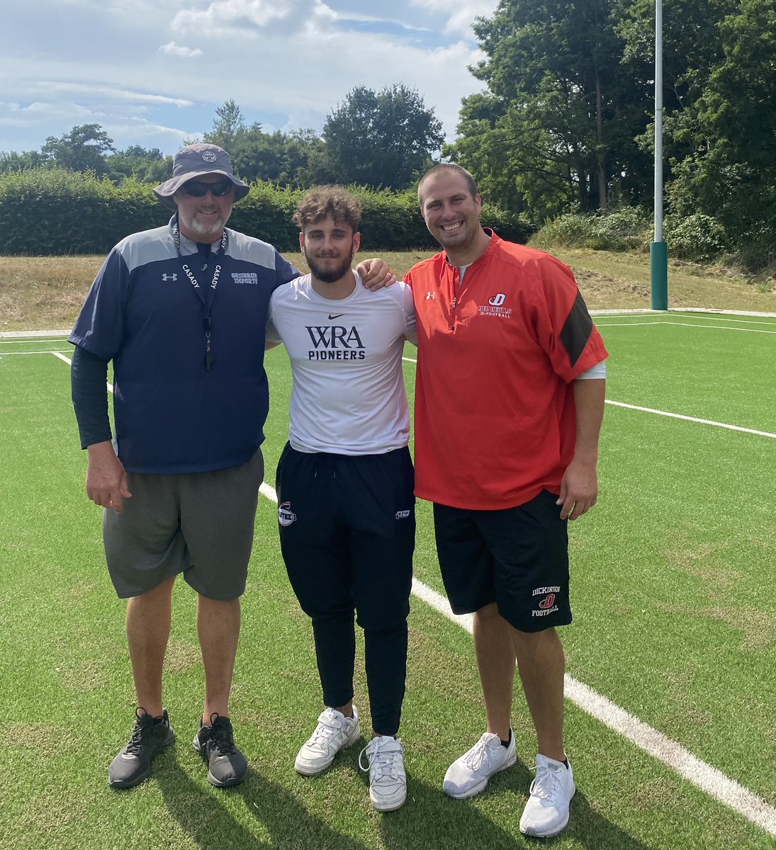 GridironImports's tweet photo. Great seeing Gridiron Imports family member Jason Hollinger in Germany last week. He’s headed to Dickinson College! https://t.co/z63hGz276K