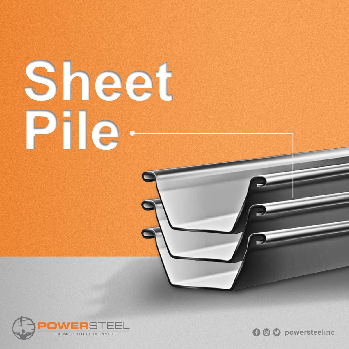 SHEET PILE

powersteel.com.ph

Contact Us: 8731-0000 / 09088976465 / 09178350673

#PowerSteel #steel #materials #construction #industrial #bars #wideflange #plates #copper #stainless #hardware #DeformedBar
#contractorsph #contractor #bars