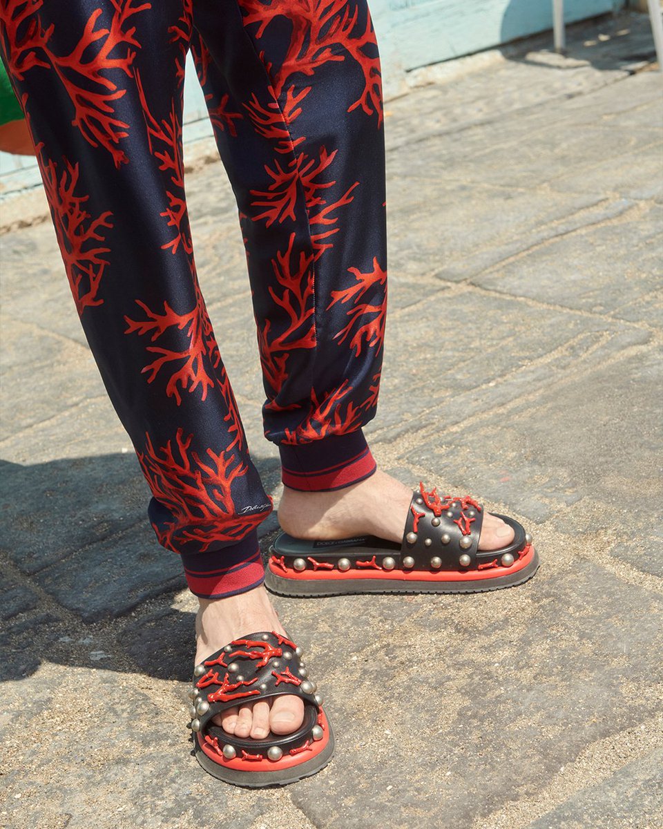 dolcegabbana's tweet photo. #DolceGabbana pays homage to the charm of Naples and its people with the #DGCapri and #DGCorallo Collections. Italian graphics and the natural treasures of the Mediterranean come to life. 

Discover more at https://t.co/EcUFQx7arw https://t.co/Euckzu8A6r
