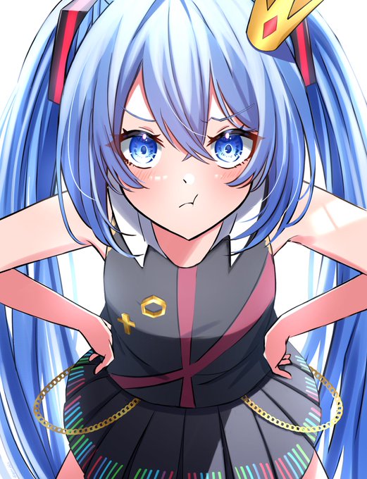 006.「気まぐれメルシィ/八王子P」 #初音ミク  #イラスト  #100曲ボカロ絵チャレンジ 