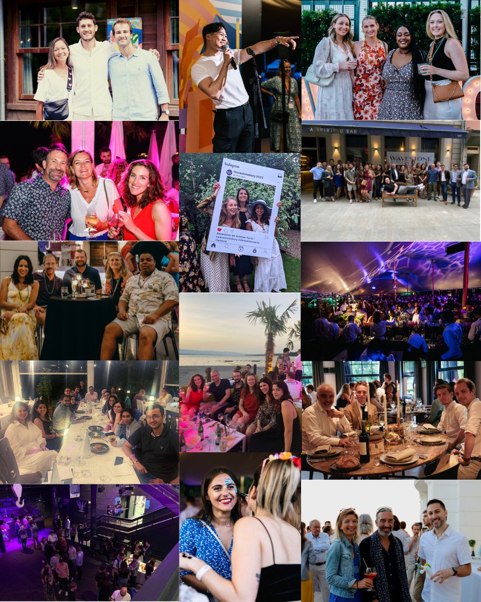 Memories from June, when all of our employees came together to share an evening of fun across each country during the first #WavestoneFestival! 🎊