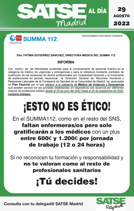 Foto cedida por SATSE 