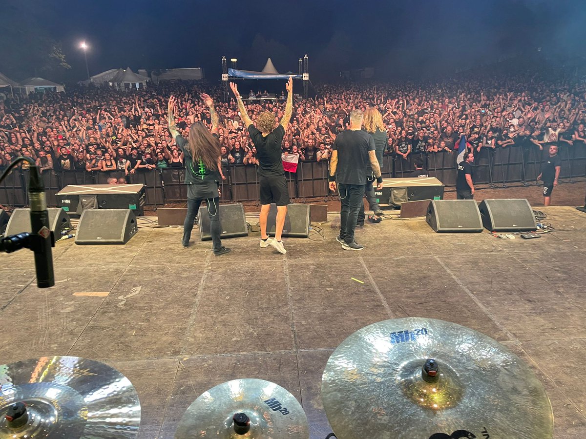 We've missed you! And you are all awesome! Thank you Metaldays. We had a blast! #DaysOfTheLost #SwedishMelodicDeathMetal #MelodicDeath #Gothenburg #DeathMetal #nuclearblastrecords #thehalos #TheHaloEffect