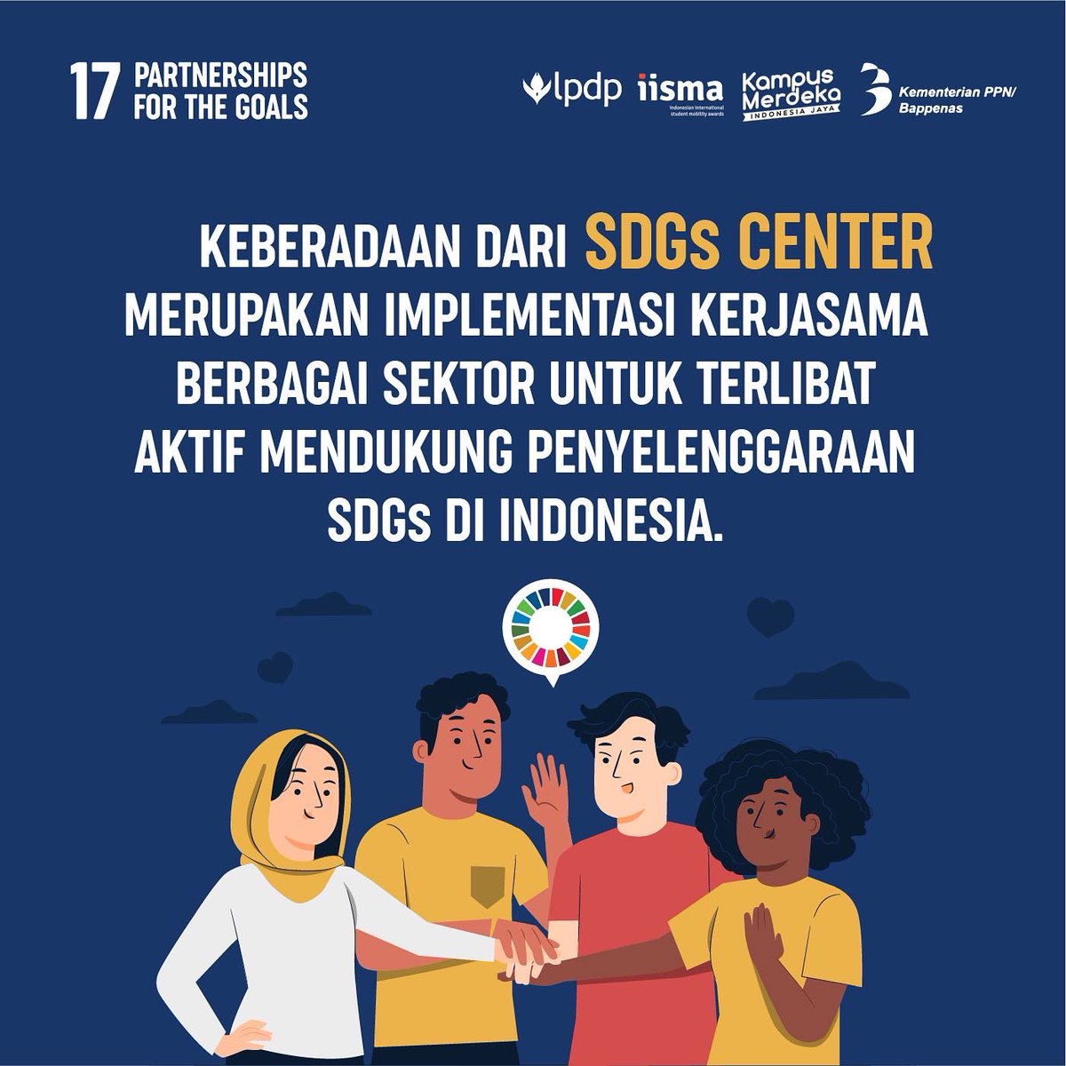 Yuk, share dan like postingan ini supaya semua orang juga tahu tentang pentingnya kolaborasi dengan SDGs Center❗

#IISMA2022
#SobatBerkelanjutan #RangerofSustainability #SDGsCenter #PartnershipfortheGoals #SDGsIndonesia #AccelerationthroughCollaboration #IISMAxSDGsIndonesia